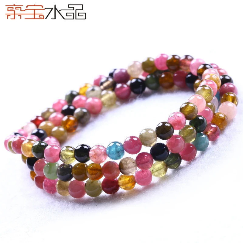 Crystal multi-layer tourmaline bracelet female natural necklace accessories short necklace design 
Crystal multi-layer tourmaline bracelet female natural necklace accessories short necklace design