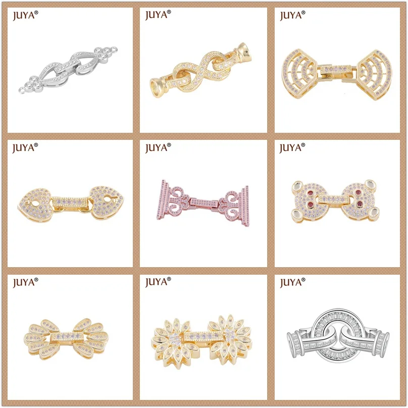 Jewelry Findings Accessories Fit For Hand Made DIY 3 Rows Multi-Strand Pearls Necklace Bracelet Making Jewelry Clasps Connectors - view