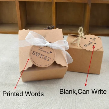 50pcs/lot Beautiful Kraft Paper Sweet Wedding Gift Box Wave Candy Box With Ribbon Card DIY Happy Party Birthday Cookies Box
50pcs/lot Beautiful Kraft Paper Sweet Wedding Gift Box Wave Candy Box With Ribbon Card DIY Happy Party Birthday Cookies Box
