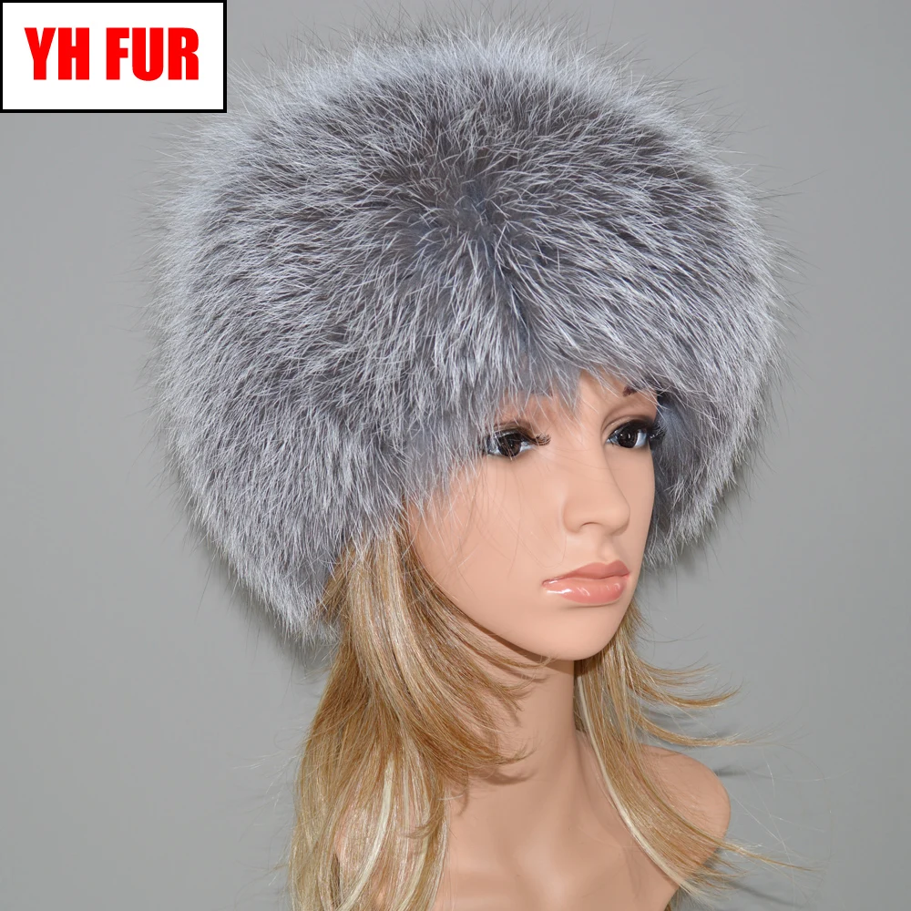 Women Winter Natural Real Fox Fur Hat Warm Soft Fluffy Genuine Fox Fur Cap Luxurious Lady Good Quality Real Fox Fur Bomber Hats
Women Winter Natural Real Fox Fur Hat Warm Soft Fluffy Genuine Fox Fur Cap Luxurious Lady Good Quality Real Fox Fur Bomber Hats