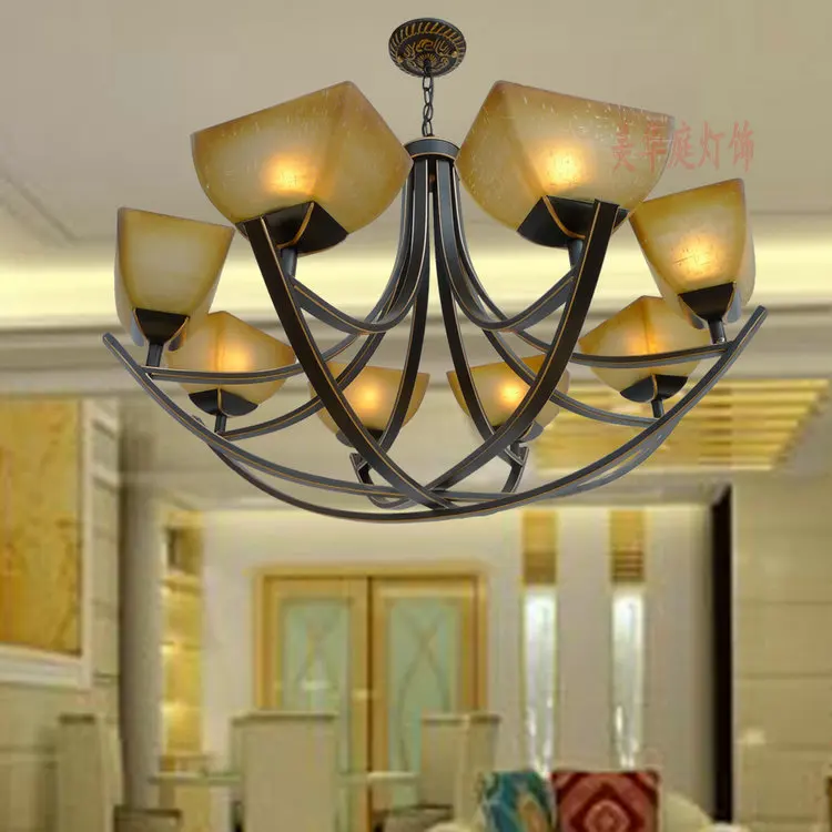 Multiple Chandelier Iron Shipping antique lamp iron Bronze simple pastoral dining room bedroom lamp ZX21
Multiple Chandelier Iron Shipping antique lamp iron Bronze simple pastoral dining room bedroom lamp ZX21