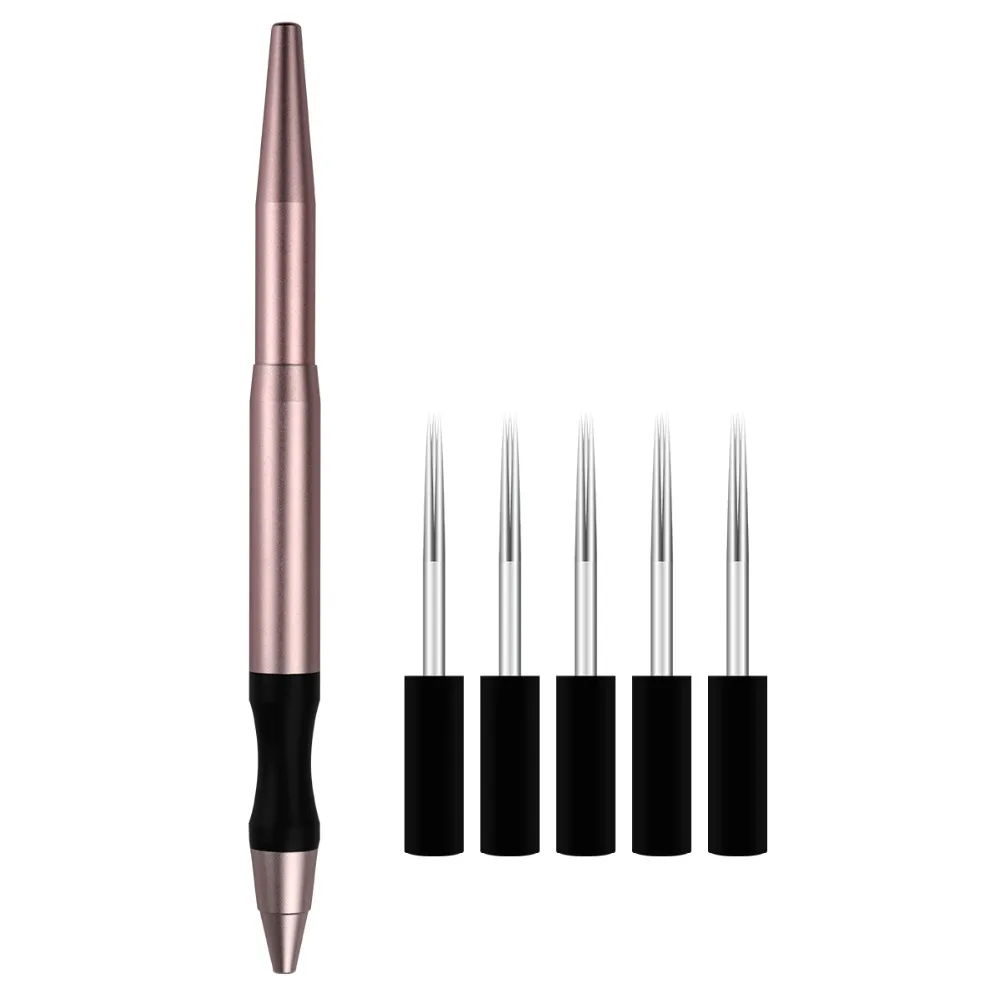 Eyebrow Fog Shading Pen Manual Microblade Needle Holder Intelligent Microblading Tattoo Pen for 3D Eyebrow Pen Tattoo Supplies
Eyebrow Fog Shading Pen Manual Microblade Needle Holder Intelligent Microblading Tattoo Pen for 3D Eyebrow Pen Tattoo Supplies