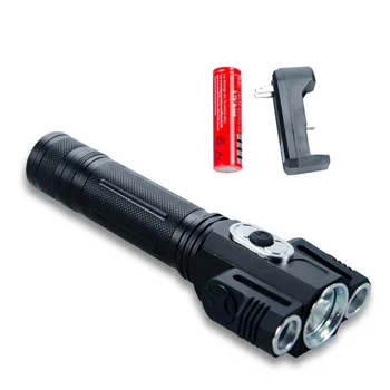 Torch LED Flashlight Linterna LED Lights with 18650 Rechargeable Battery Lampe Torche Lantern Flashlights for Outdoor Hiking
Torch LED Flashlight Linterna LED Lights with 18650 Rechargeable Battery Lampe Torche Lantern Flashlights for Outdoor Hiking