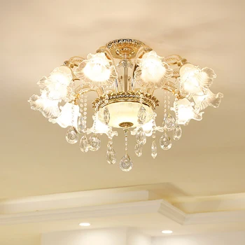 European luxury crystal living room lights high-end ceiling lamp modern simple master bedroom lights Jane Europe creative
European luxury crystal living room lights high-end ceiling lamp modern simple master bedroom lights Jane Europe creative