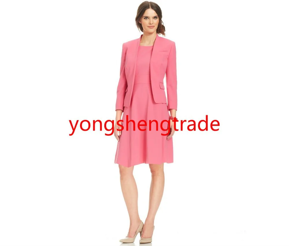 New Style Suit Separates Custom Made Suit Classic Women Business Suit Pink Suit Collarless Flap Pocket 752
New Style Suit Separates Custom Made Suit Classic Women Business Suit Pink Suit Collarless Flap Pocket 752