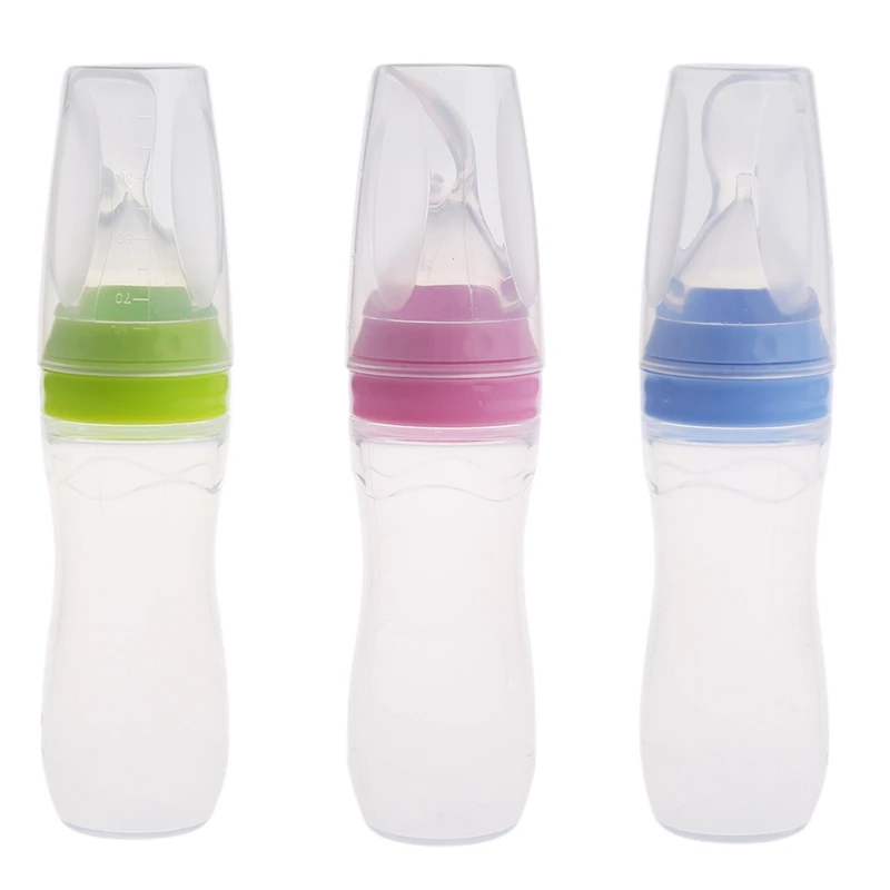 Baby Care Hot Selling 1Pc Infant Baby Silicone Feeding With Spoon Feeder Food Rice Cereal Bottle 120ML Baby Cups baby loves
Baby Care Hot Selling 1Pc Infant Baby Silicone Feeding With Spoon Feeder Food Rice Cereal Bottle 120ML Baby Cups baby loves