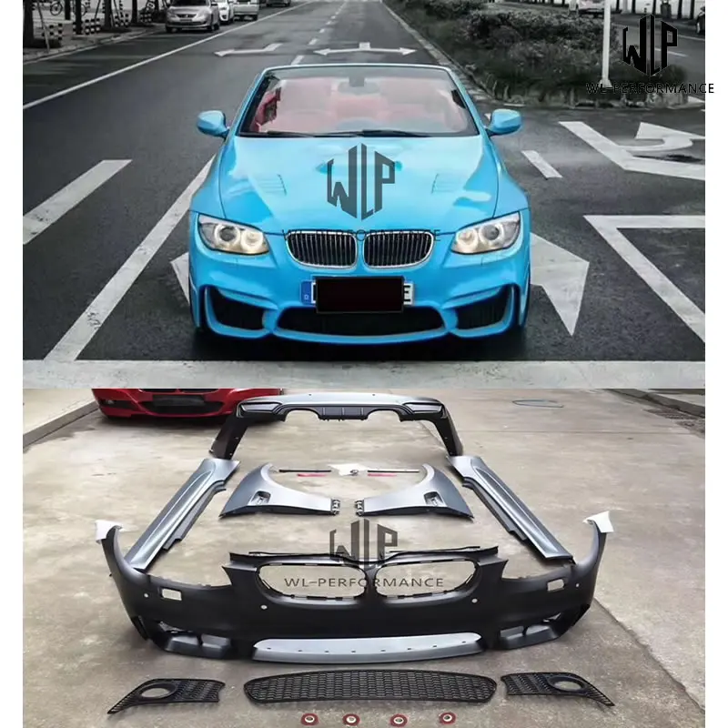 E93 PP Unpainted Car Body Kit Front Rear Bumpers Side Skirts Fenders For BMW E93 M4 Style Car Styling 2006-2012
E93 PP Unpainted Car Body Kit Front Rear Bumpers Side Skirts Fenders For BMW E93 M4 Style Car Styling 2006-2012