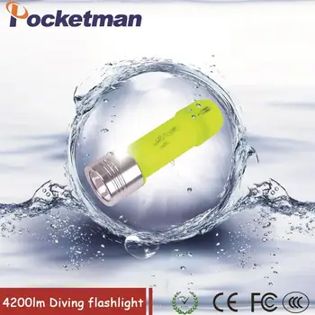Diving Flashlight XML T6 4200LM Powerful Led Diving Lanternas Waterproof Linternas Light Lamp Scuba Flashlights for 18650
Diving Flashlight XML T6 4200LM Powerful Led Diving Lanternas Waterproof Linternas Light Lamp Scuba Flashlights for 18650