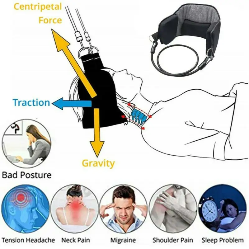 Hammock for Neck Pain Relief Support Massager Cervical Traction Device Stretcher Relax Portable
Hammock for Neck Pain Relief Support Massager Cervical Traction Device Stretcher Relax Portable