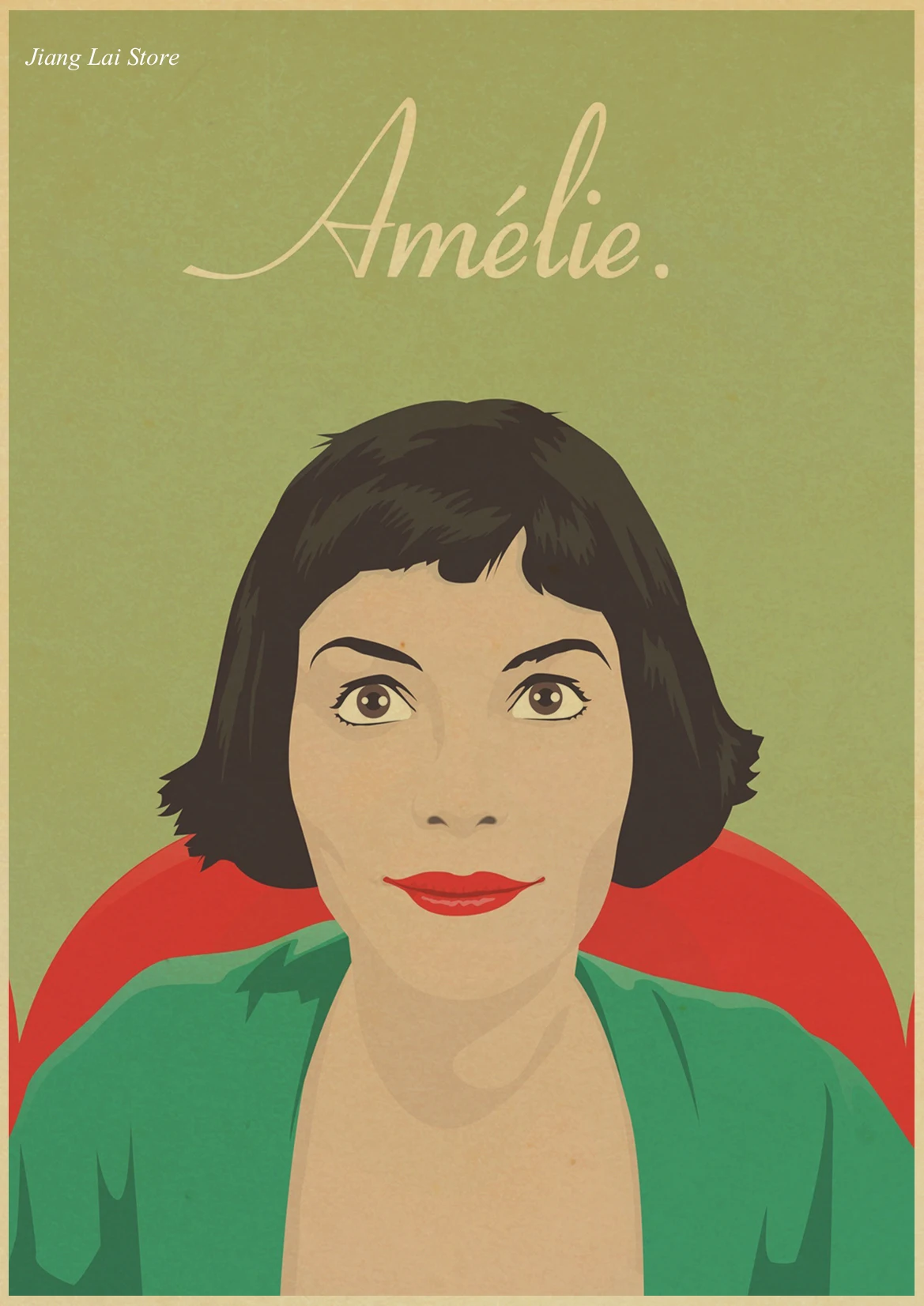 Винтажный бумажный Ретро аниме постер Amelie постеры cudi постер/Винтажный домашний