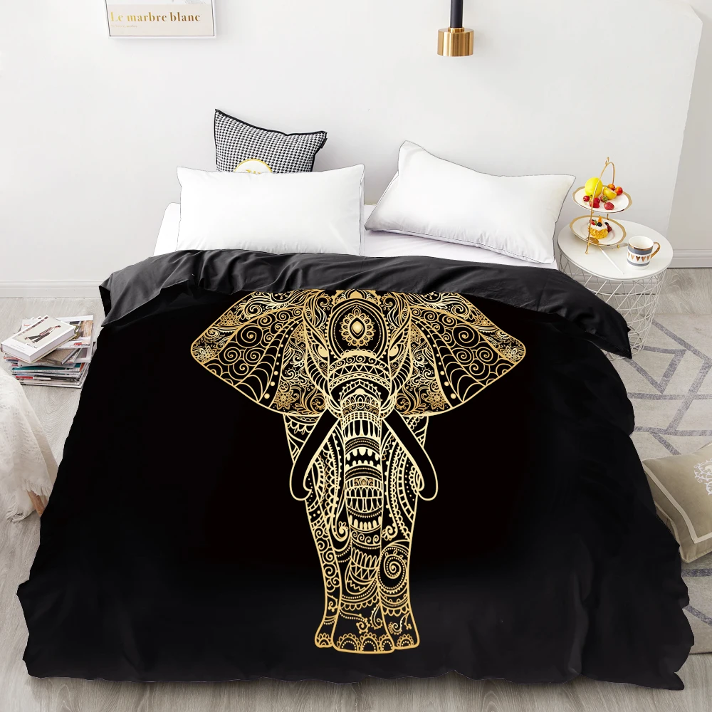 3D HD Digital Printing Custom Duvet Cover,Comforter/Quilt/Blanket case Queen King Bedding 220x240,Bedclothes Golden Elephant
3D HD Digital Printing Custom Duvet Cover,Comforter/Quilt/Blanket case Queen King Bedding 220x240,Bedclothes Golden Elephant