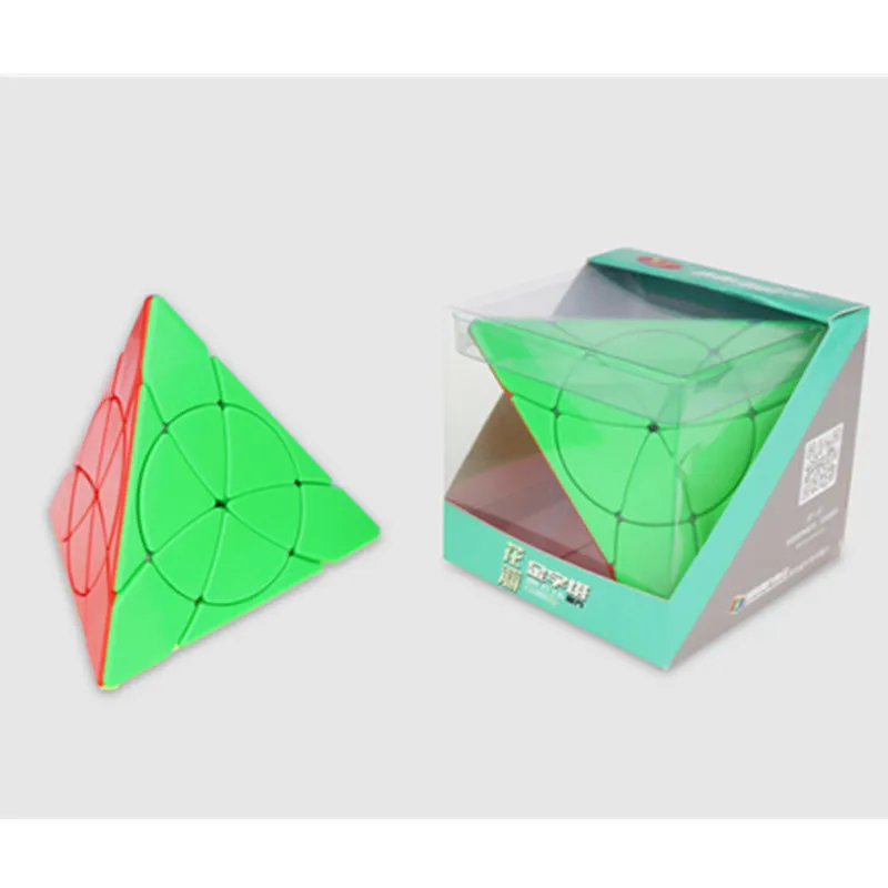 YJ YongJun Petal Pyramid Leaf shaped Stickerless Pyramid Magic Cube Speed Puzzle cube Classic Toys Neo Cube 98*81.5mm
YJ YongJun Petal Pyramid Leaf shaped Stickerless Pyramid Magic Cube Speed Puzzle cube Classic Toys Neo Cube 98*81.5mm