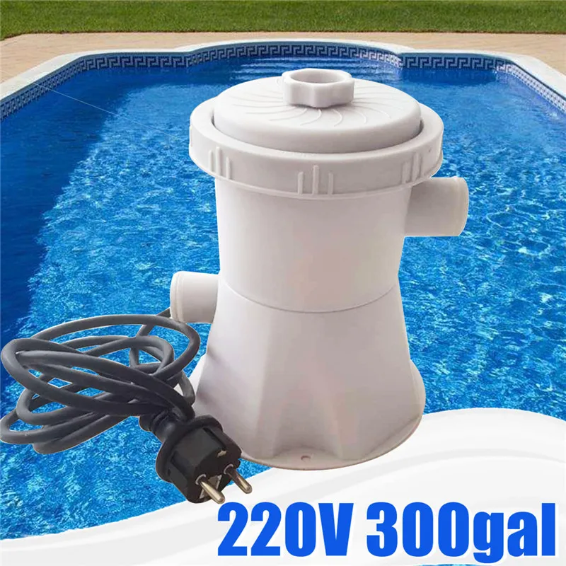 Electric Swimming Pool Filter Pump Water Circulating Pump Filter System Water Pump 300gal Water Clean Clear Dirty Pool Pumps
Electric Swimming Pool Filter Pump Water Circulating Pump Filter System Water Pump 300gal Water Clean Clear Dirty Pool Pumps