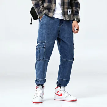 Oversized S-7XL Harem Jeans New Fashion Elastic Waist Stretch Streetwear Male Loose Cargo Jeans Men Retro Denim Trousers
Oversized S-7XL Harem Jeans New Fashion Elastic Waist Stretch Streetwear Male Loose Cargo Jeans Men Retro Denim Trousers