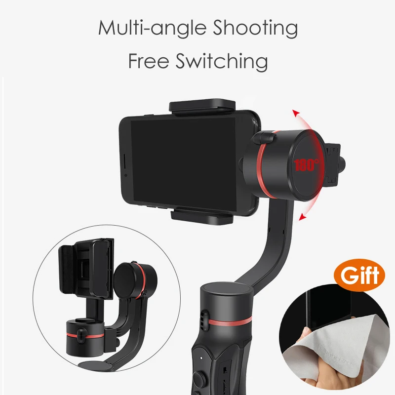 H2 3-Axis Handheld Gimbal Smartphone Stabilizer Steadicam for iPhone X 8 Plus 8 7 Plus 7 6S For Samsung for Gopro Action Camera
H2 3-Axis Handheld Gimbal Smartphone Stabilizer Steadicam for iPhone X 8 Plus 8 7 Plus 7 6S For Samsung for Gopro Action Camera