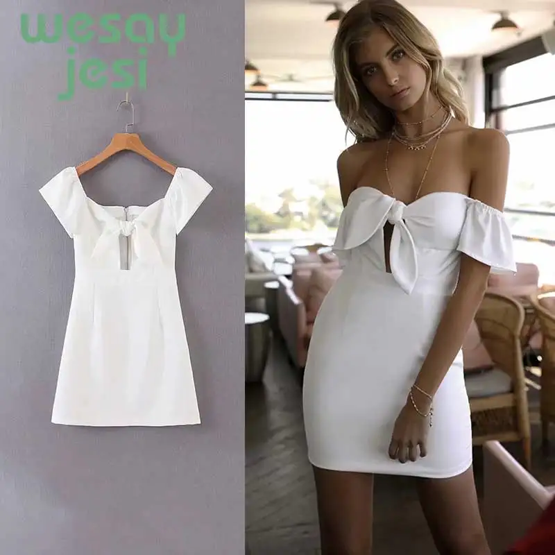 Dress Women Elegant Vintage white Dress Stylish Sexy Slash Neck 2019 Casual sweet Beach Summer Sundress vestidos
Dress Women Elegant Vintage white Dress Stylish Sexy Slash Neck 2019 Casual sweet Beach Summer Sundress vestidos