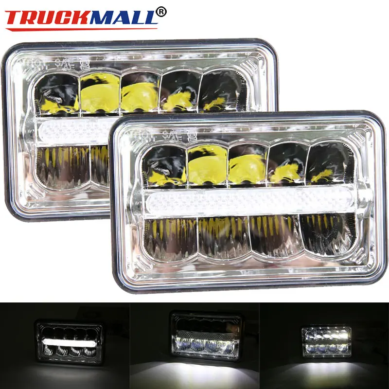 For Chevy Camaro Iroc-Z 1982-1992 headlamp replacement 4x6 LED truck headlight head lamp with daytime running light for Mustang
For Chevy Camaro Iroc-Z 1982-1992 headlamp replacement 4x6 LED truck headlight head lamp with daytime running light for Mustang