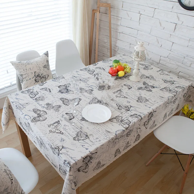 Butterfly Printing Decorative Table Cloth Cotton Linen Lace Tablecloth Dining Table Cover For Kitchen Home Coffee Bar Decoration
Butterfly Printing Decorative Table Cloth Cotton Linen Lace Tablecloth Dining Table Cover For Kitchen Home Coffee Bar Decoration