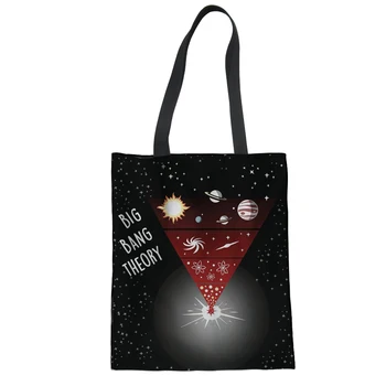 FORUDESIGNS Large Capacity Handbag Casual Totes Bags Black Big Bang Universe Women Shoulder Bags Female Reusable Shopping Bag
FORUDESIGNS Large Capacity Handbag Casual Totes Bags Black Big Bang Universe Women Shoulder Bags Female Reusable Shopping Bag