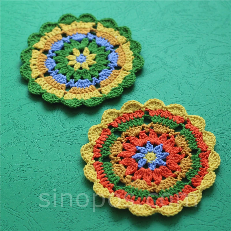 Handmade Crocheted Coaster, cotton crochet flowers doilies cup pad mat knitting doily scrapbook embellishments quilting applique
Handmade Crocheted Coaster, cotton crochet flowers doilies cup pad mat knitting doily scrapbook embellishments quilting applique