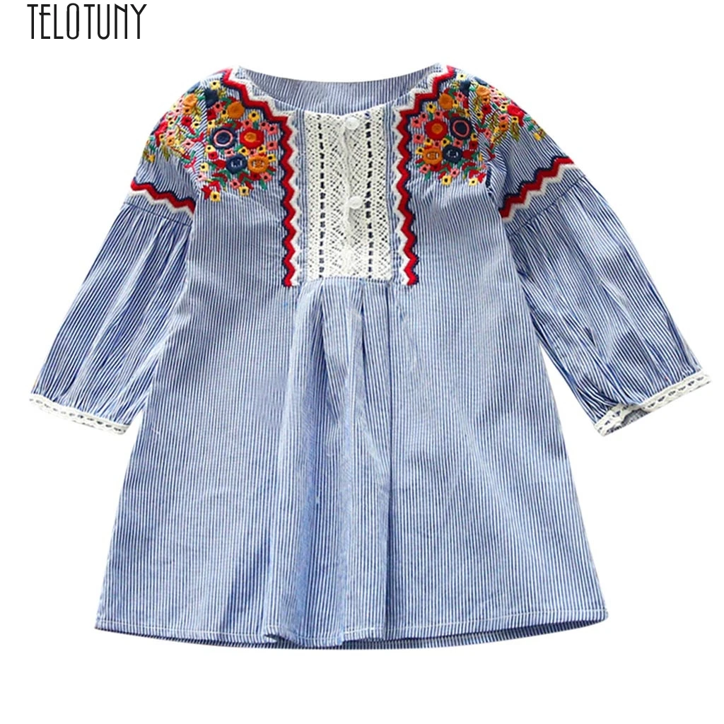 TELOTUNY Baby Dress Toddler Girls Clothes Embroidery Stripe Party Pageant Princess Dress Girls Sweet Dress Fashion New Dec27
TELOTUNY Baby Dress Toddler Girls Clothes Embroidery Stripe Party Pageant Princess Dress Girls Sweet Dress Fashion New Dec27