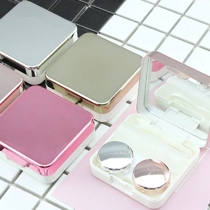 Color Contact Lens Case With Mirror Women Square Contact Lens Storage Box Portable Travel Kit Box Container Holder Lenses Box
Color Contact Lens Case With Mirror Women Square Contact Lens Storage Box Portable Travel Kit Box Container Holder Lenses Box