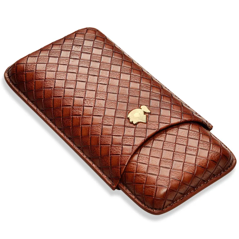 COHIBA High-end Gadget Excellent Leather Weave Portable Cigar Case Holder Travel 3 Tube W/ Gift Box
COHIBA High-end Gadget Excellent Leather Weave Portable Cigar Case Holder Travel 3 Tube W/ Gift Box
