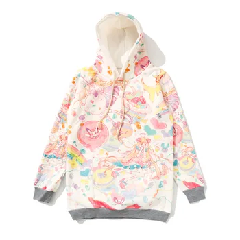 Autumn new loose long-sleeved sweater female pudding girl Harajuku style hooded plus size plus velvet sweater female WY1386
Autumn new loose long-sleeved sweater female pudding girl Harajuku style hooded plus size plus velvet sweater female WY1386