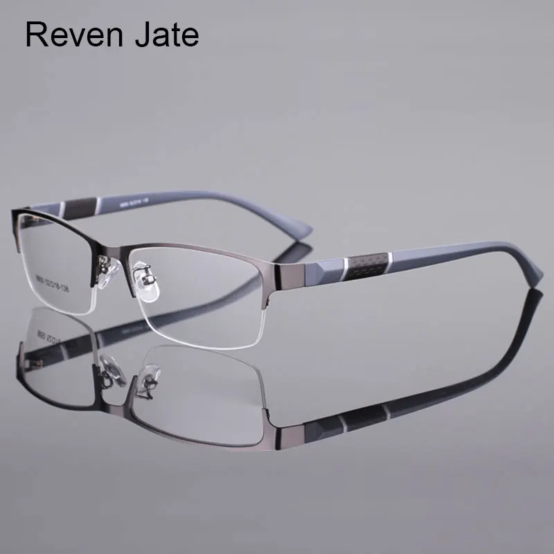 

Half Rim Alloy Prescription Glasses Flexible Plastic TR-90 Temple Legs Optical Myopia Prescription Eyeglasses Frame 8850