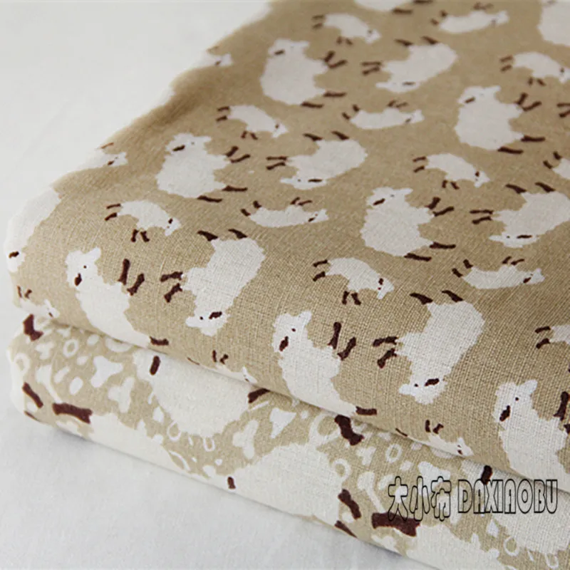 50x150cm Cotton Linen Fabric Print Big or Small Sheep DIY Home Deco Table Cover Bag 828-1
50x150cm Cotton Linen Fabric Print Big or Small Sheep DIY Home Deco Table Cover Bag 828-1