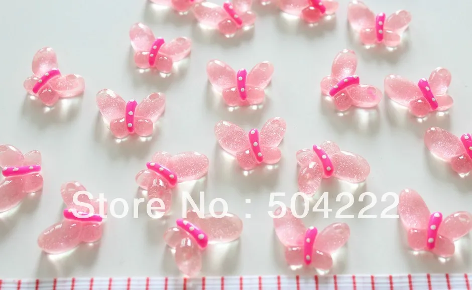 set of 100 pcs Clear Pinky Resin kawaii butterfly cabochons 20x15mm free shipping
set of 100 pcs Clear Pinky Resin kawaii butterfly cabochons 20x15mm free shipping