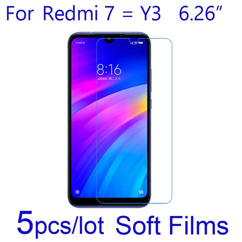 5pcs/lot Soft Screen Protectors for Xiomi Xiaomi Redmi7 Redmi 7 Y3 Hongmi7 Phone Clear/Matte/Nano Anti-Explosion Protective Film
5pcs/lot Soft Screen Protectors for Xiomi Xiaomi Redmi7 Redmi 7 Y3 Hongmi7 Phone Clear/Matte/Nano Anti-Explosion Protective Film
