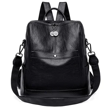 Retro Shoulder Bag Handbag European And American Trend Soft Surface Pu Leather Youth Travel Backpack
Retro Shoulder Bag Handbag European And American Trend Soft Surface Pu Leather Youth Travel Backpack