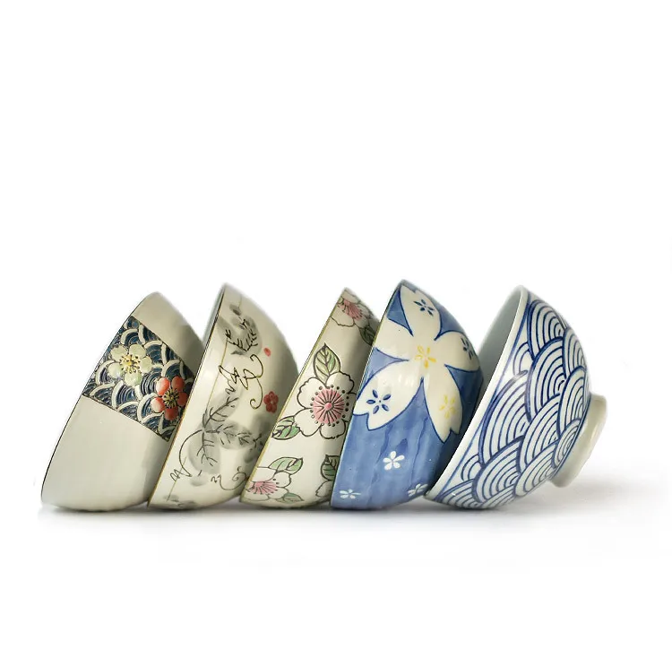 Новинка 2019 1 шт. японская керамическая чаша рисовый суп посуда креативная ручная