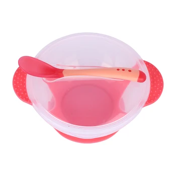 Baby Feeding Bowls 3pcs/set Bowl+Cover+Spoon Baby Dinnerware Cutlery Sets Drop Resistance Temperature Sensing Spoon Sucker Bowl
Baby Feeding Bowls 3pcs/set Bowl+Cover+Spoon Baby Dinnerware Cutlery Sets Drop Resistance Temperature Sensing Spoon Sucker Bowl