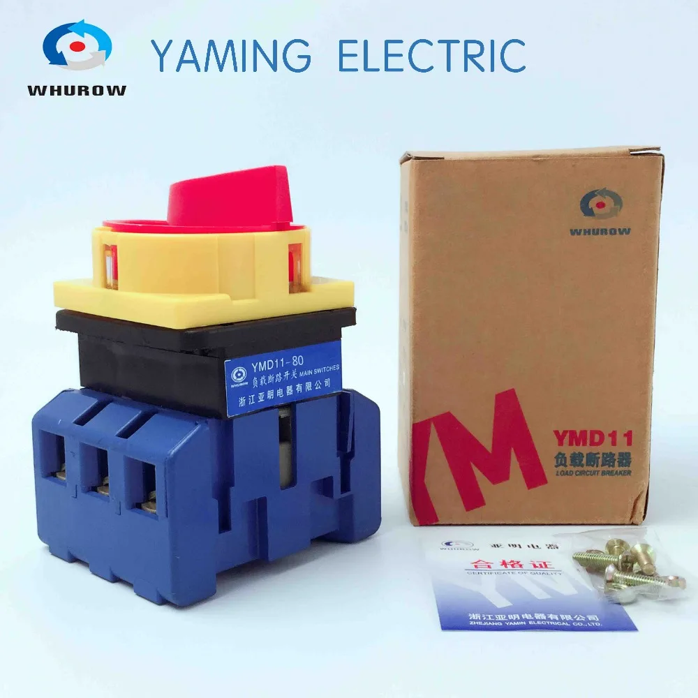 Free shipping 1pcs Isolator switch Rotary switch 2 position on-off padlock 660V 80A 3P changeover cam switch
Free shipping 1pcs Isolator switch Rotary switch 2 position on-off padlock 660V 80A 3P changeover cam switch