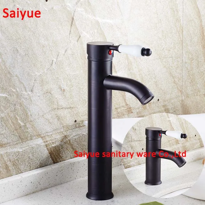 Two Types Retro Vintage Bathroom Faucet sink mixer Oil Rubbed Bronze antique black Ceramic single Hole/Handle water Tap Faucet
Two Types Retro Vintage Bathroom Faucet sink mixer Oil Rubbed Bronze antique black Ceramic single Hole/Handle water Tap Faucet