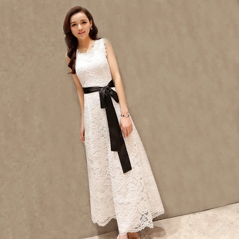 Sanishroly 2018 Summer Women long Maxi Dresses Slim Bow Lace Dresses Female Bohemian Beach Dress Sleeveless Tank Vestidos SE042
Sanishroly 2018 Summer Women long Maxi Dresses Slim Bow Lace Dresses Female Bohemian Beach Dress Sleeveless Tank Vestidos SE042