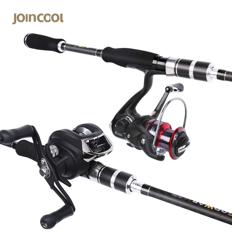 Joincool Wushen casting/spinning rod reel combo with Baitcasting Reel Carp rod Lure Fishing Rod casting carbon fishing rod