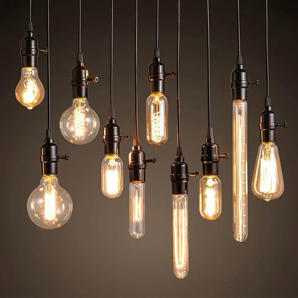 3W 5W 40W Vintage Edison Bulb E27 E14S Filament Tungsten Lamp Incandescent Light Christmas Decor Home Lighting Pendant Lamp
3W 5W 40W Vintage Edison Bulb E27 E14S Filament Tungsten Lamp Incandescent Light Christmas Decor Home Lighting Pendant Lamp