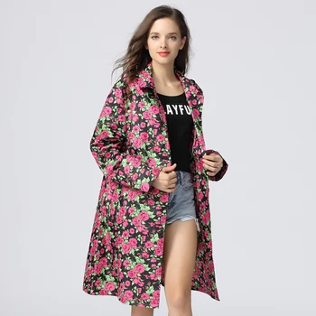 Long Women's Stylish Rainsuit Waterproof with Rain Hood gear Womens Jacket Hiking Flower Print Auto Electrico Adulto 6R167
Long Women's Stylish Rainsuit Waterproof with Rain Hood gear Womens Jacket Hiking Flower Print Auto Electrico Adulto 6R167
