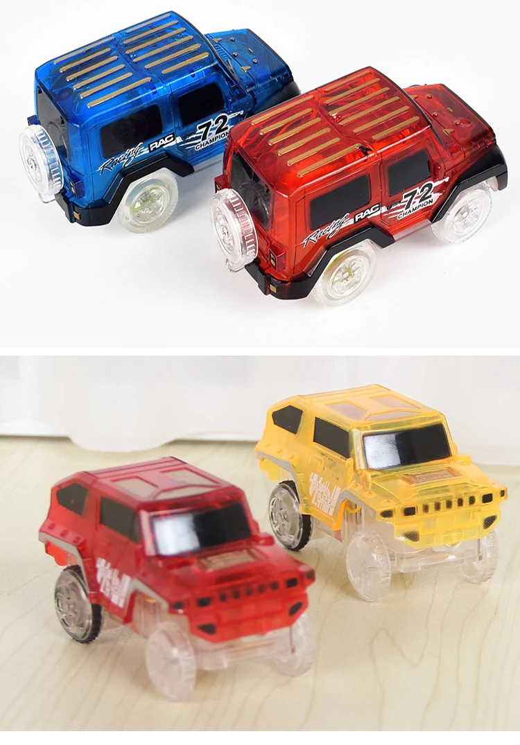 LED Car With 5 Flashing Lights Plastic Race Electronics Children Racing Glows Track DIY Puzzle Roller Coaster Toys
LED Car With 5 Flashing Lights Plastic Race Electronics Children Racing Glows Track DIY Puzzle Roller Coaster Toys