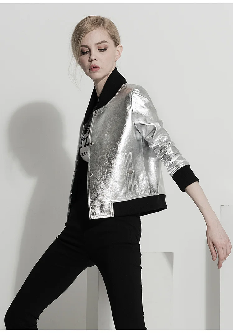 2019 new autumn winter women's short baseball suit cotton sheepskin leather jacket
2019 new autumn winter women's short baseball suit cotton sheepskin leather jacket