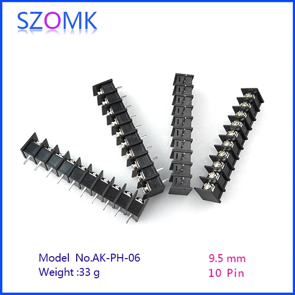 100 шт., szomk новинка 2015 9.5 мм Шаг 1x10 Pin клеммные блоки, черный цвет для профиль корпус, горячая распродажа! разъемы
100 шт., szomk новинка 2015 9.5 мм Шаг 1x10 Pin клеммные блоки, черный цвет для профиль корпус, горячая распродажа! разъемы