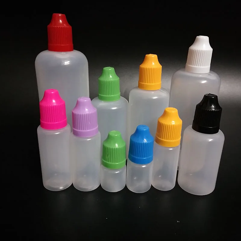 50pcs 5ml 10ml 15ml 20ml 30ml 50ml 60ml 100ml 120ml PE Plastic Unicorn Empty bottle Squeeze E Liquid Dropper Bottle + funnele
50pcs 5ml 10ml 15ml 20ml 30ml 50ml 60ml 100ml 120ml PE Plastic Unicorn Empty bottle Squeeze E Liquid Dropper Bottle + funnele