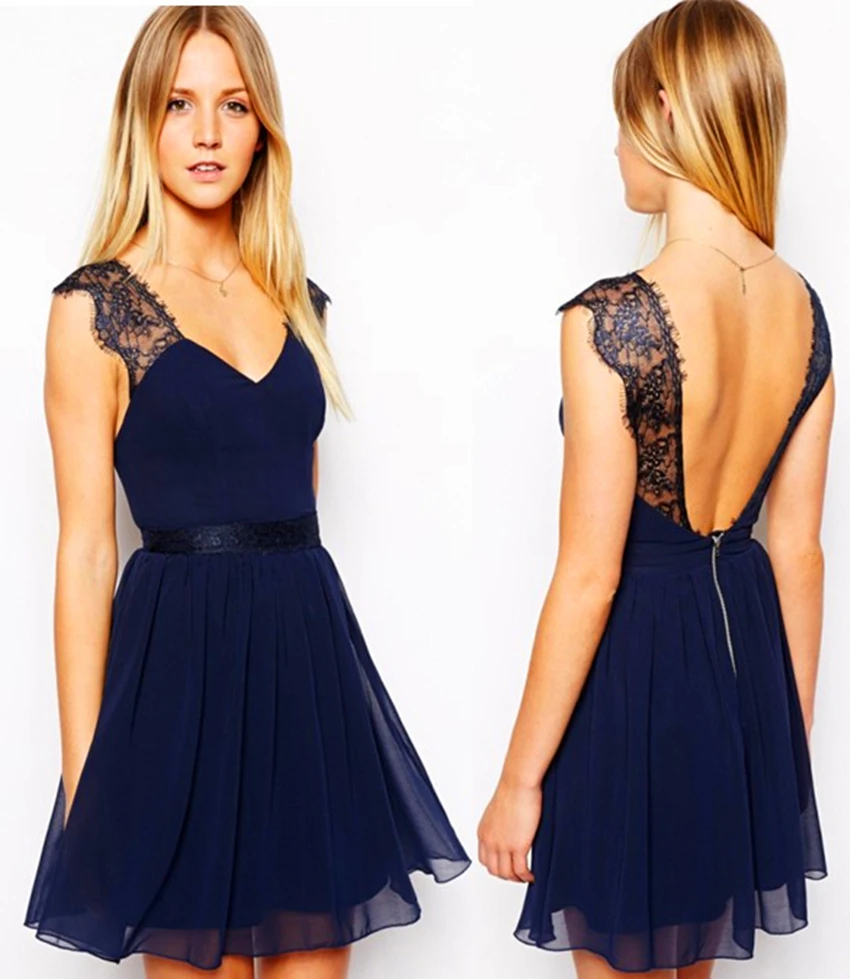 Top Sale 2016Sexy Women Summer Chiffon Dress Fashion cute mini Vestido De festa Casual blue Lace Sleeveless backless Beach Dress
Top Sale 2016Sexy Women Summer Chiffon Dress Fashion cute mini Vestido De festa Casual blue Lace Sleeveless backless Beach Dress