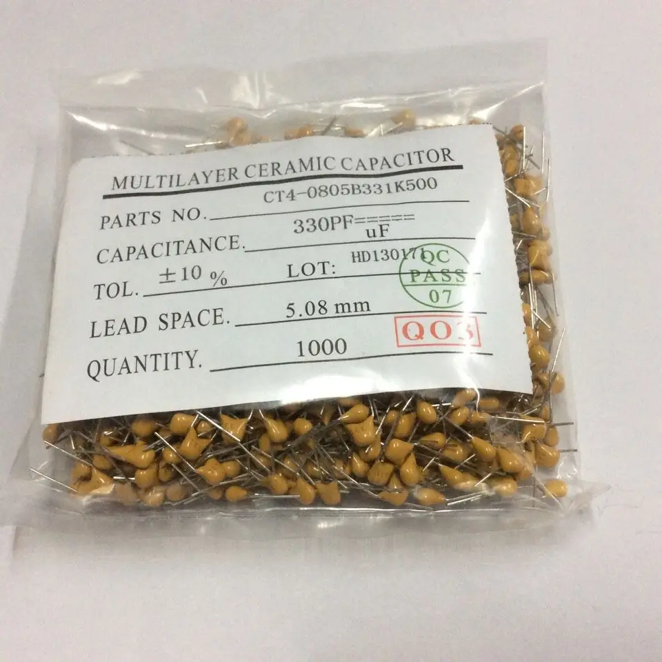 1000 шт./лот новая модель CT4-0805B331K500 331 330PF 331K 50V 5,08 мм многослойный керамический конденсатор
1000 шт./лот новая модель CT4-0805B331K500 331 330PF 331K 50V 5,08 мм многослойный керамический конденсатор