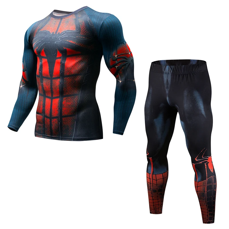Men Fitness Clothing Set Fashion Superman Tracksuit Set Plus Size Brand Clothing Sportswear Sets 3D Print Full Compression Sets
Men Fitness Clothing Set Fashion Superman Tracksuit Set Plus Size Brand Clothing Sportswear Sets 3D Print Full Compression Sets