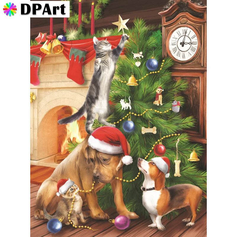 Diamond Painting Full Square/Round Drill Dog Cat Christmas Tree 5D Daimond Painting Embroidery Mosaic Cross Stitch Kit LK032
Diamond Painting Full Square/Round Drill Dog Cat Christmas Tree 5D Daimond Painting Embroidery Mosaic Cross Stitch Kit LK032