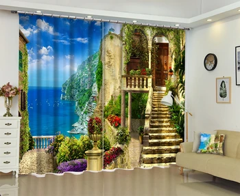 European Landscape Blackout Curtains Living Room Bed room hotel Drapes Cortians Sunshade Window Curtain 3D Curtains
European Landscape Blackout Curtains Living Room Bed room hotel Drapes Cortians Sunshade Window Curtain 3D Curtains